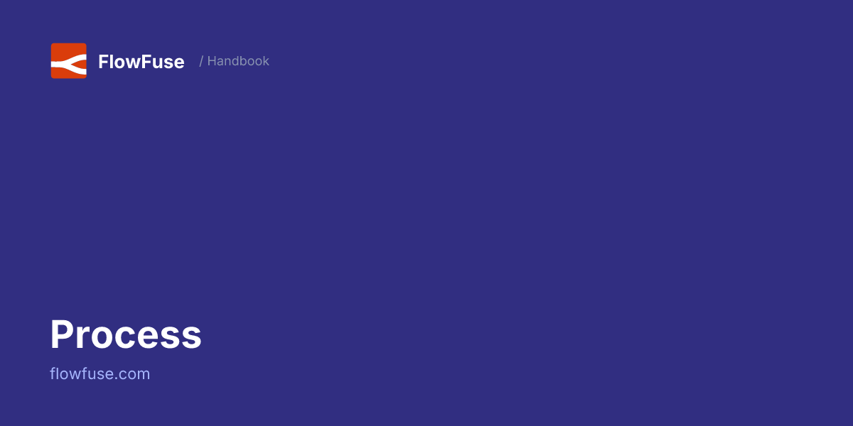 Process • FlowFuse Handbook
