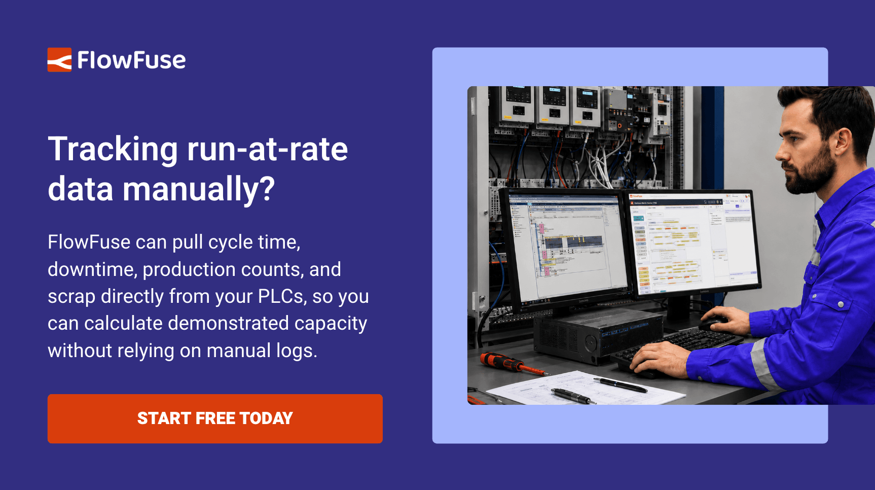 Tracking run-at-rate data manually?