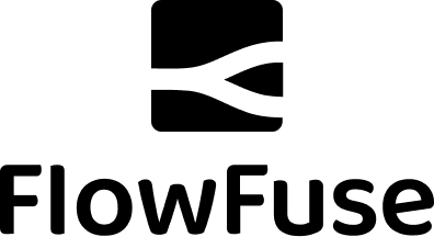 Image of the monochromatic version of FlowFuse logo