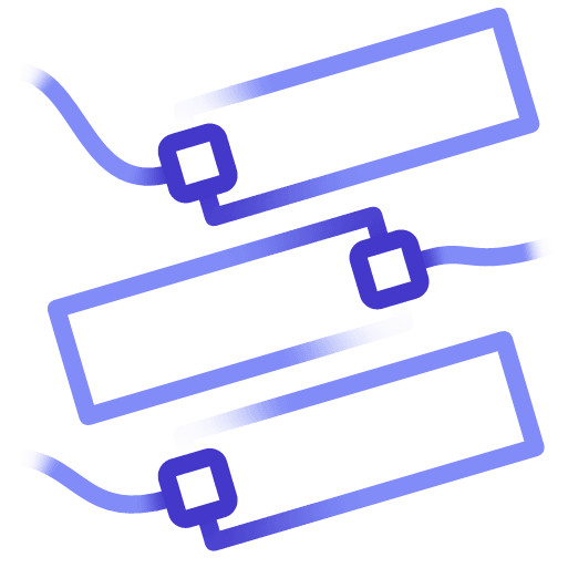 Graphic of nodes & wires, depicting 'Node-RED'.