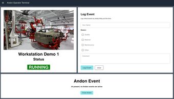 Image representing Andon Operator Terminal