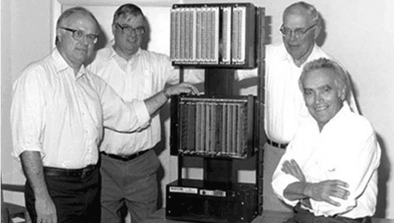 PLC Pioneers Richard Morley, Tom Bossevain, George Schwenk and Jonas Landau
