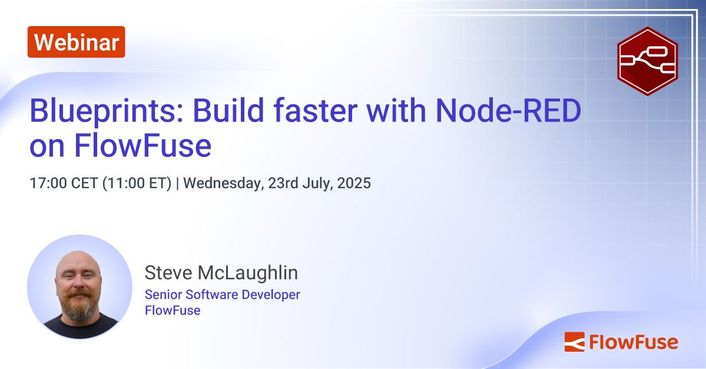 Image representing Blueprints: Build faster with Node-RED on FlowFuse