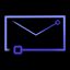 Graphic depicting an envelope.