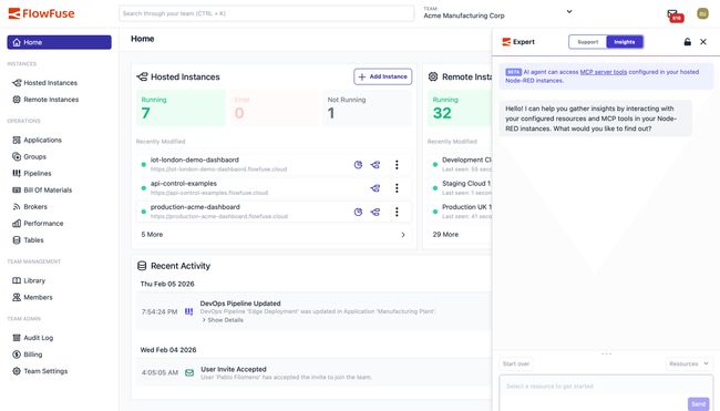 FlowFuse Expert Opened at Platform