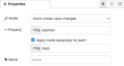 Configure the Filter node to only allow unique payloads through