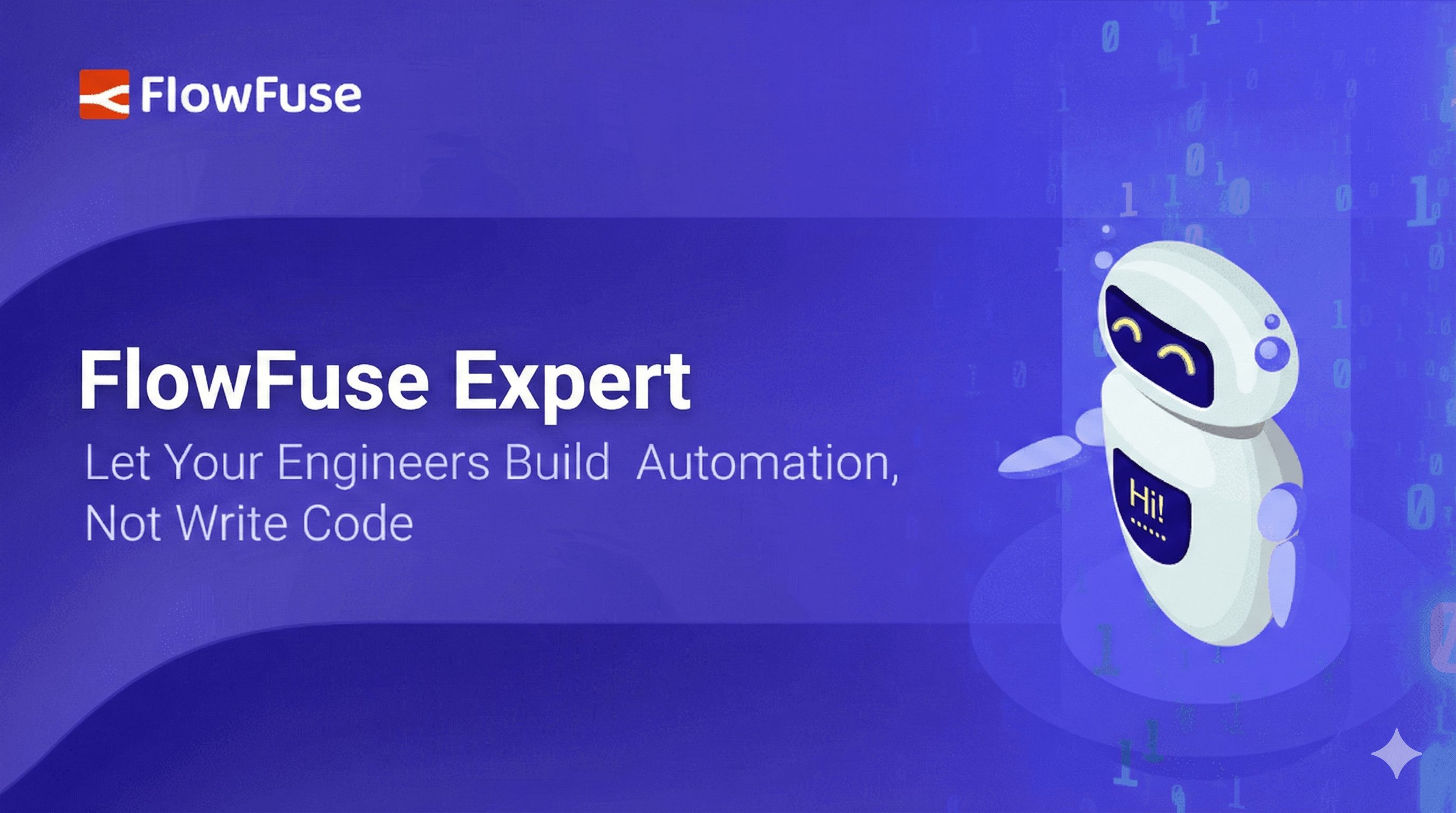 Image representing FlowFuse Expert: Let Your Engineers Build Automation, Not Write Code