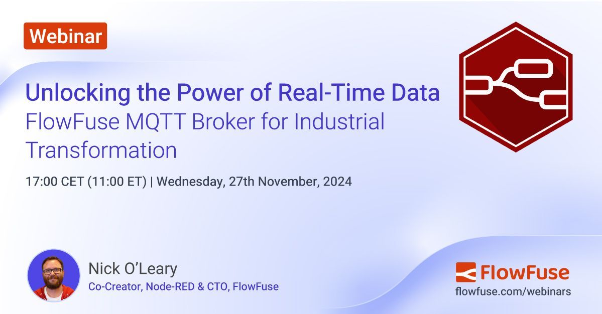 Image representing Unlocking the Power of Real-Time Data: FlowFuse MQTT Broker for Industrial Transformation