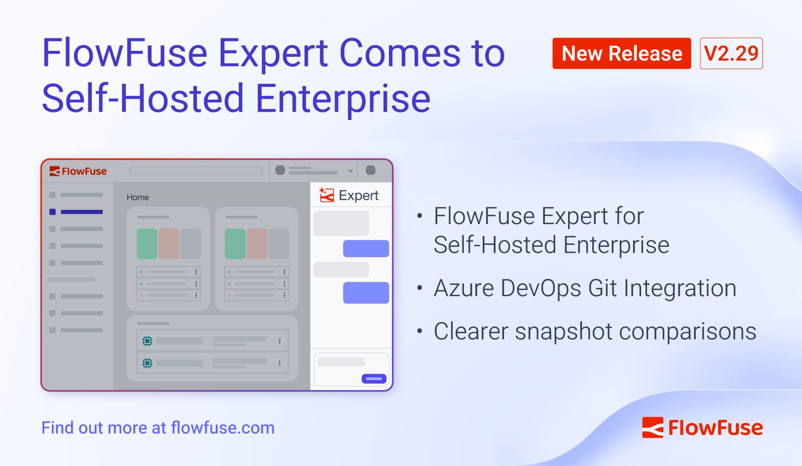 Image representing FlowFuse 2.29: FlowFuse Expert Comes to Self-Hosted Enterprise