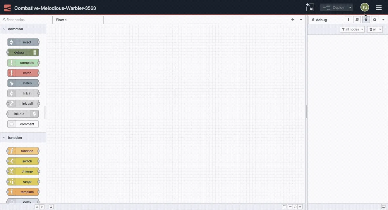Installing a Node-RED node through the Palette Manager Installing a Node-RED node through the Palette Manager in the Node-RED editor