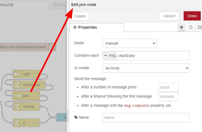 "Screenshot of the join node properties tab"