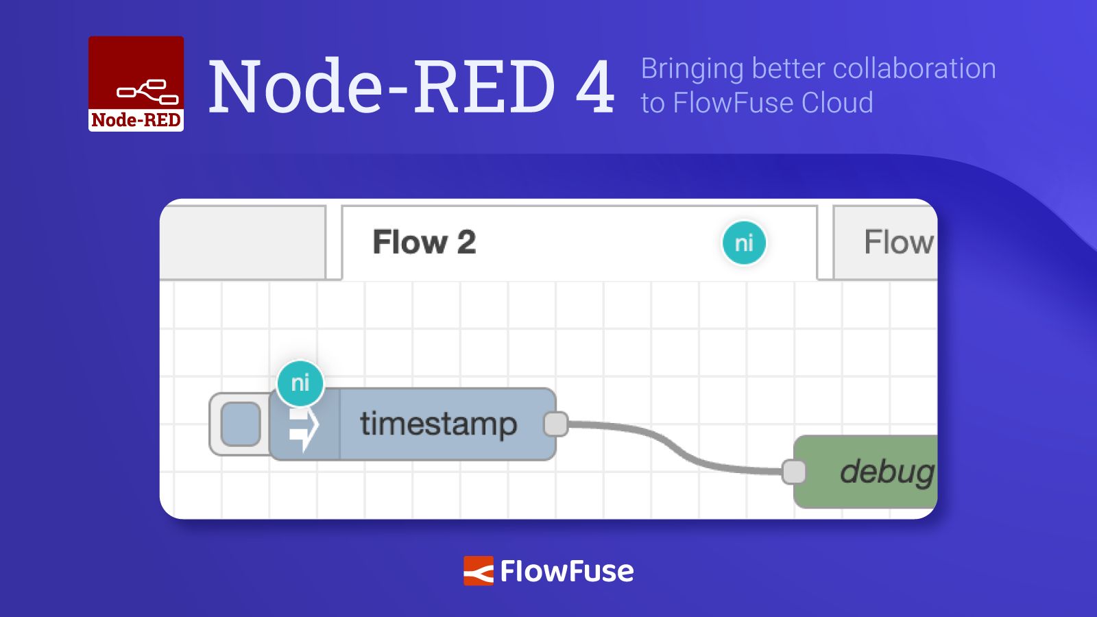 Image representing Node-RED 4: Bringing better collaboration to FlowFuse Cloud