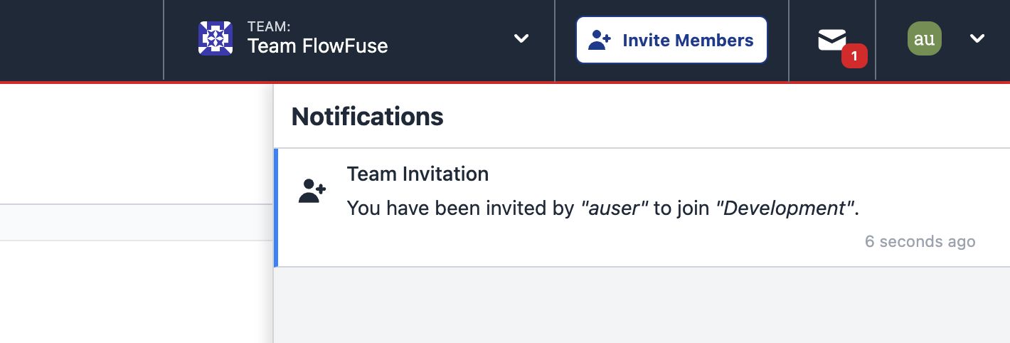 Screenshot showing the new Notifications Inbox in FlowFuse