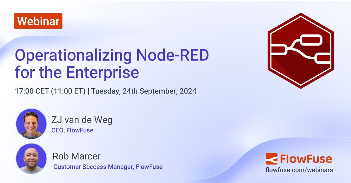 Image representing Operationalizing Node-RED for the Enterprise