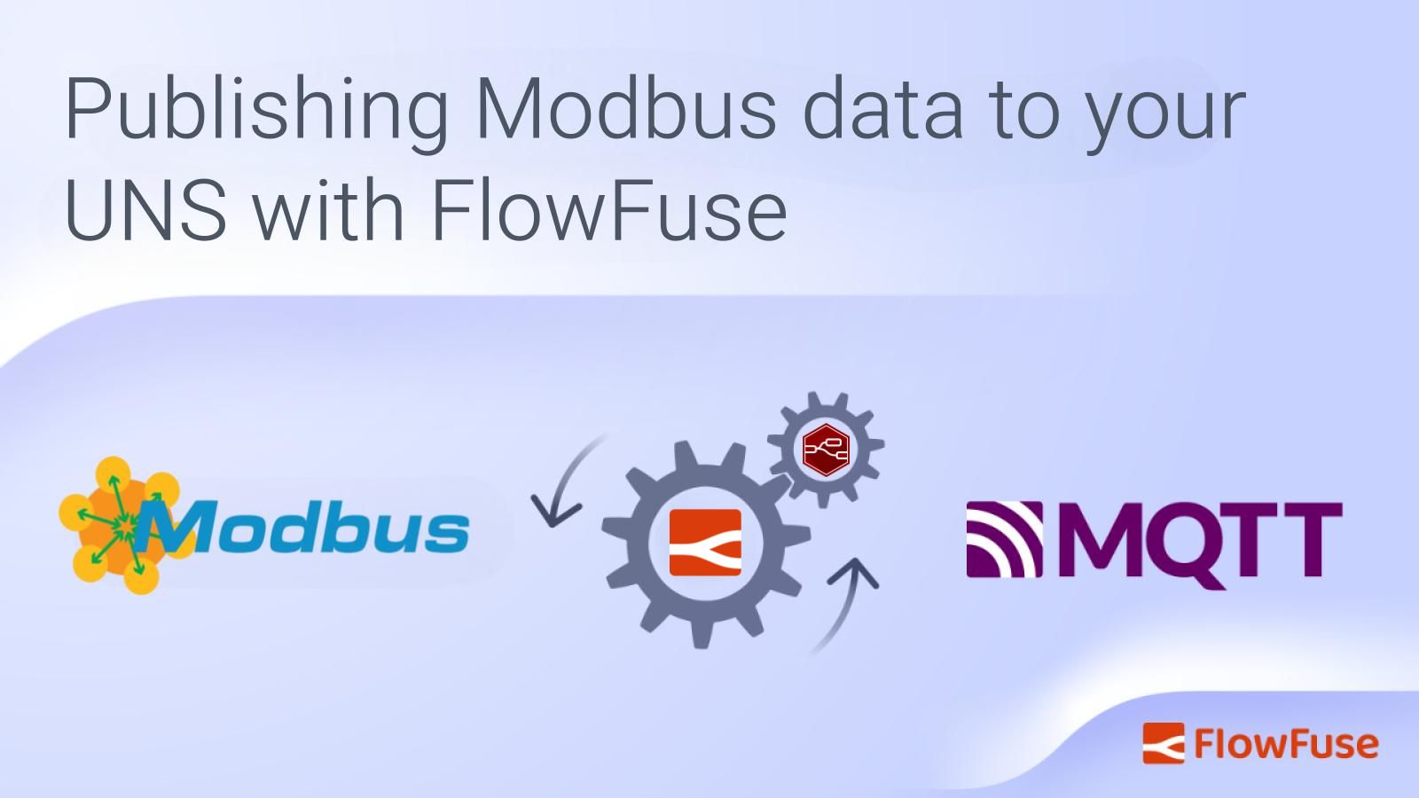 Image representing Publishing Modbus data to your UNS with FlowFuse