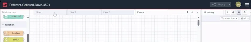 Image showing how to select multple flows at a time