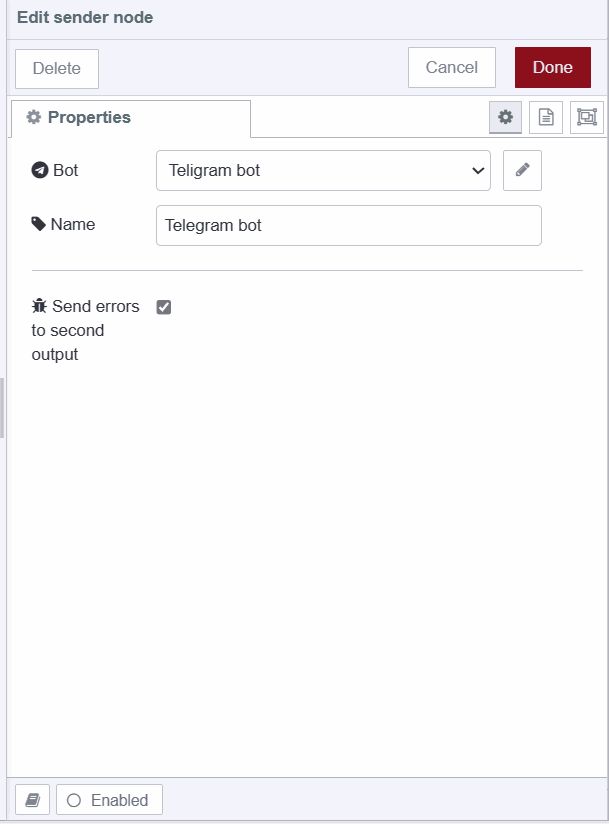 "Screenshot displaying 'Send error to second output' option"