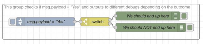 "Screenshot showing the example of flow having the switch with bad name"