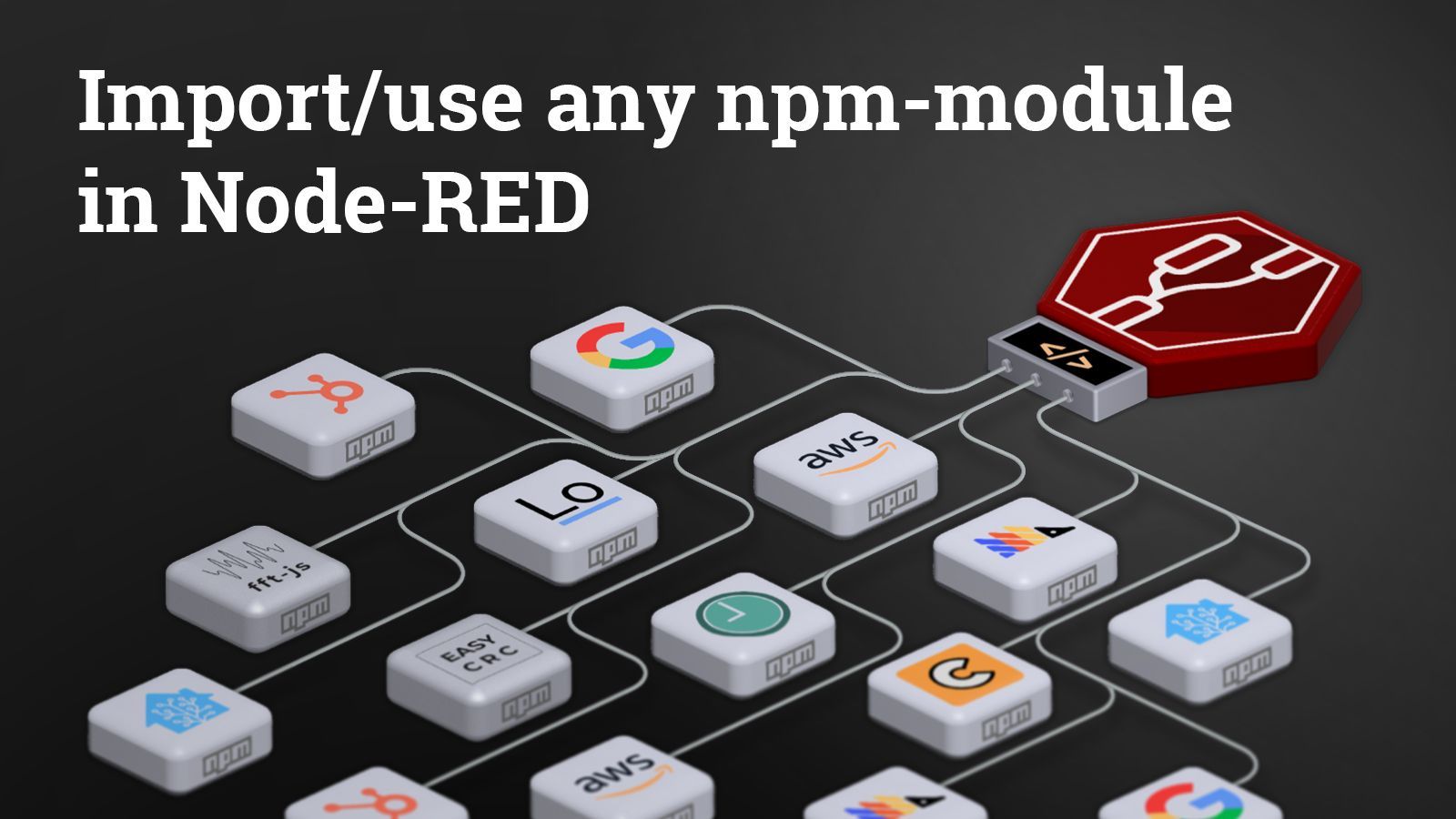 Image representing Use any npm module in Node-RED