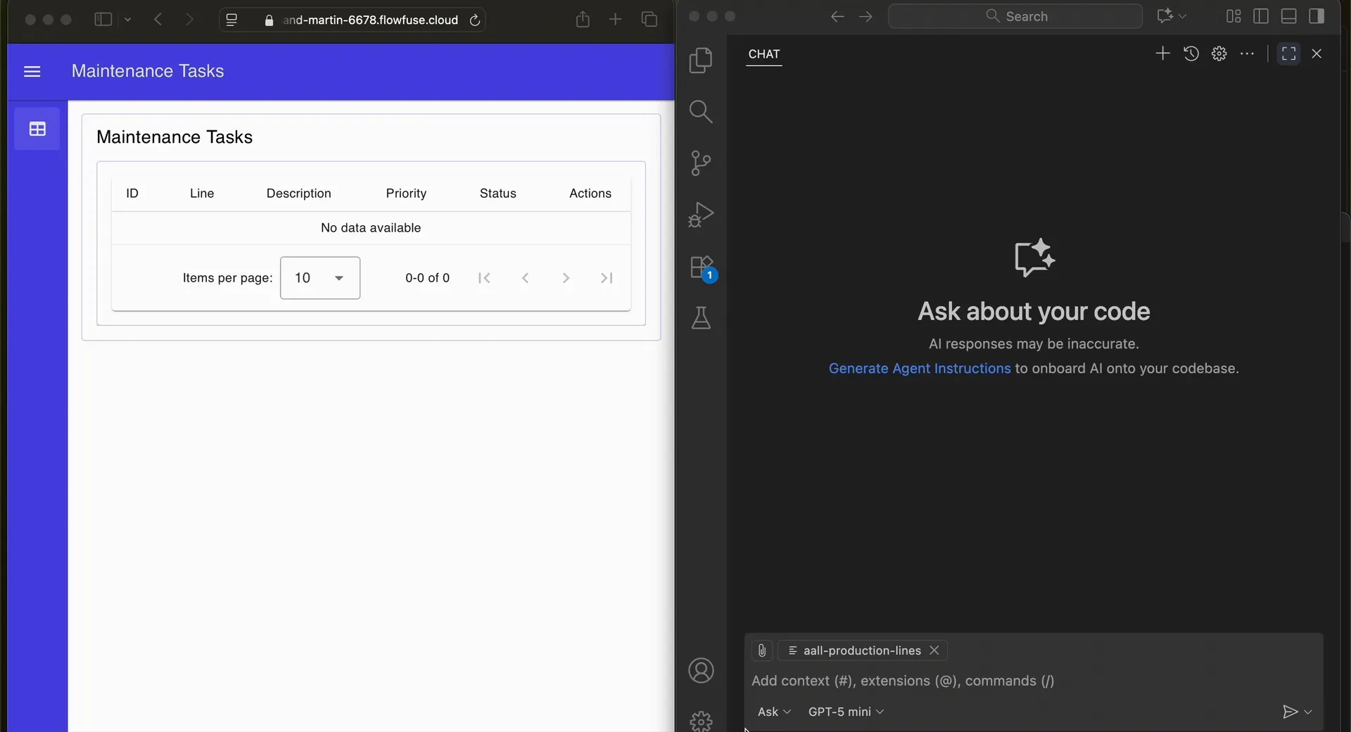 Scheduling Maintenance Example