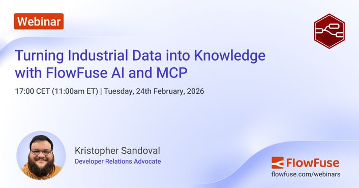 Image representing Turning Industrial Data into Knowledge with FlowFuse AI and MCP
