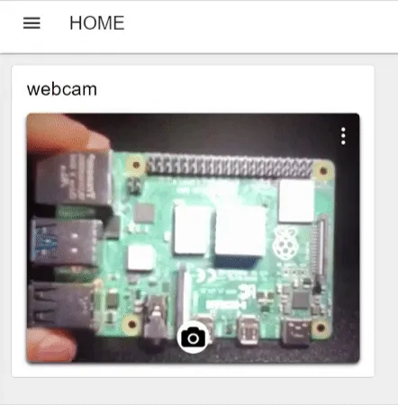 "capturing images using webcam widget controls"